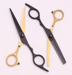 6'' Hair Scissors Professional Cutting Shears Thinning Hairdressing Razors Com Set Salon Barber & Home Japan Steel Dropshipping 5