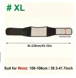 Adjustable 20-Magnet Self-Heating Magnetic Therapy Belt for Back and Waist – Sports Support & Waist Massage Belt 6