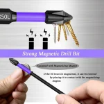 6/12 Pcs Magnetic Screwdriver Bits Non-slip Shockproof Phillips Impact Bits Hex Shank Alloy Steel Bits Suitable for Power Tools 3