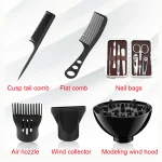 Hair Dryer 2200W Professional Powerful Hair Dryer Fast Heating Hot And Cold Adjustment Ionic Air Blow Dryer with Air Collecting 3