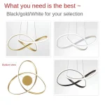 Dining Room Lamp Personality Creativity Clover Restaurant Pendant Lamp Nordic Modern Simple Dining Room Hotel Art Bar Lamp 5
