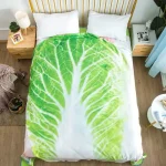 Double-Sided Flannel Creative Appearance Home Sofa Cabbage Blanket 4