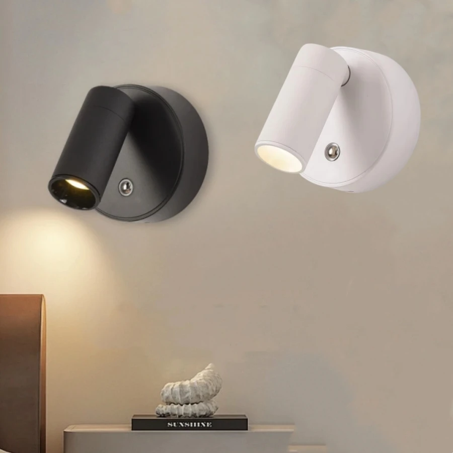 Rechargeable LED Wall Lamp Touch Night Lights Wireless Magnetic Spotlight 360° Rotation For Bedroom Bedside Reading Lighting Rechargeable LED Wall Lamp Touch Night Lights Wireless Magnetic Spotlight 360° Rotation For Bedroom Bedside Reading Lighting