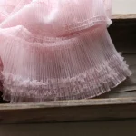 10CM Wide Modern Embroidery Flower Tulle Lace Fabric Trim Ribbon DIY Sewing Ruffle Applique Collar Fringe Wedding Decor 3