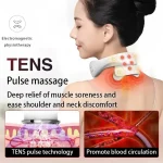 Back And Neck Smart Massage Instrument Shoulder Neck Massage Cervical Vertebra Health Care Vibrator Relieve Pain Muscle 3