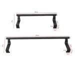 Towel Rack Over Door Stainless Steel Towel Bar Storage Organizer Bathroom Kitchen Cabinet Door Hanging Towel Rack 6