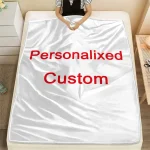 1 Piece of Customized Personalized Blanket Upload Pictures DIY Flannel Blanket - Customized Warm Photos, Soft and Warm, Suitable for Sofa, Bed, Office, Car and Outdoor Travel - Halloween, Thanksgiving, Birthday, Wedding, Couple, Valentine's Day, Graduation, Party Festival Perfect Gift for Men and Women 6