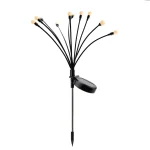 10 LED Solar Garden Lights Firefly Waterproof Solar Lights Outdoor for Yard Patio Pathway Christmas Decorations Solar Lamp 4
