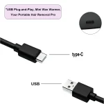 USB Mini Wax Heating Machine Wax Heater Kit  Melting Warmer Pot for Lips Eyebrow Nose Ear  Hair Remova For Men and Women 5