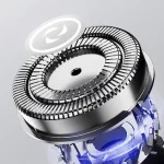 Shaver for Men USB Electric Shaver Powerful Beard Shaving Machine Electric Razor Rechargeable Waterproof 6