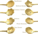 8/16 Pieces Flower Coffee Tea Spoons Stainless Steel Sugar Spoons Tea Party Flower Fancy Tableware Set Stir Bar Kitchenware 2