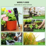 Smart Soil PH Meter 0.0~14.0pH Bluetooth Soil Tester Data Logger Temp Acidity Analyzer for Hydroponics Planting Garden Farmland 6