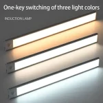 Night Light 20/30/40/50cm Ultra Thin LED Light Cabinet Light Motion Sensor Wireless Type-c For Kitchen Bedroom Wardrobe Lighting 4