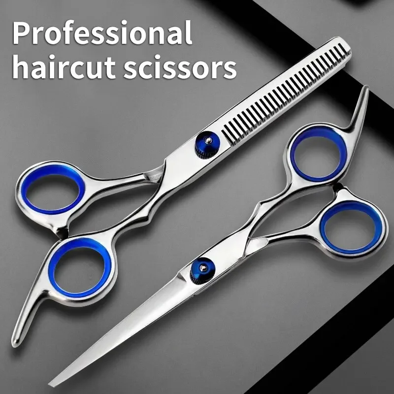 Professional Hairdressing Scissors Stainless Steel Cutting Thinning Barber Shear for Home Salon Use Professional Hairdressing Scissors Stainless Steel Cutting Thinning Barber Shear for Home Salon Use