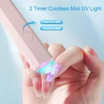 YIKOOLIN Portable Nail Dryer UV Led Lamp for Curing All Gel Polish USB Professional Quick Dry Manicure Machine Nail Art Tools 3