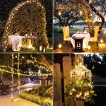 LED Solar Light Outdoor Garden Fairy String Light Led Twinkle Waterproof Lamp for Christmas Patio Tree Party 6m/12m/23m/33m 3