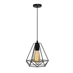 Vintage Pendant Lamp Iron Frame Ceiling Lighting Paint Restaurant Teahouse Chandelier Indoor Wrought Metal Modern Pendant Lights 6