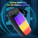1202 Wireless Bluetooth Speakers Home Outdoor Portable Small Speaker Subwoofer Car Audio Bass MP3 Player Sound System LED Lights 3