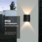 2W LED Wall Lamp Outdoor Waterproof Garden Lighting Indoor Bedroom Living Room Stairs Wall Light 3