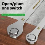 Ultra-thin Open End Wrench 5-32MM Ratchet Wrenches Universal Spanners Dual-purpose Wrench for Bicycle Motorcycle Car Repair Tool 3