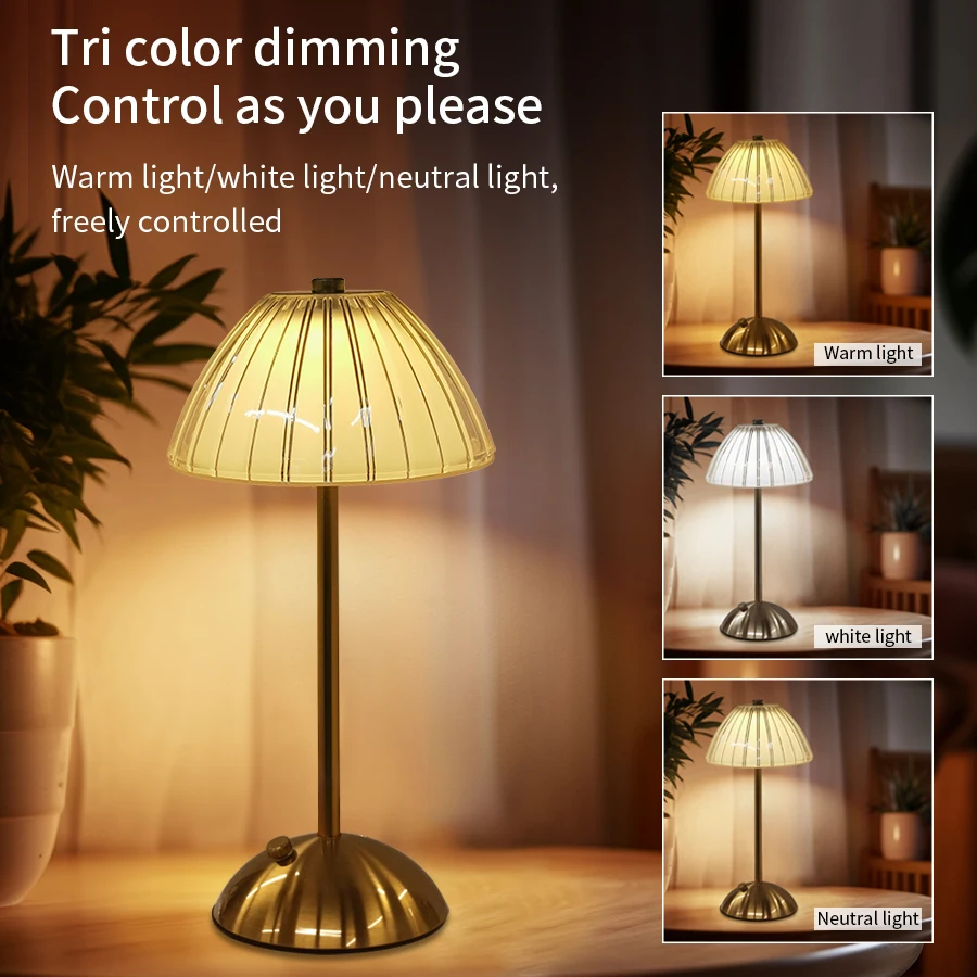 LED Touch Sensor Desktop Night Light Stepless Dimmable Rechargeable Wireless Table Lamp for Restaurant Bar Bedroom Decor Light LED Touch Sensor Desktop Night Light Stepless Dimmable Rechargeable Wireless Table Lamp for Restaurant Bar Bedroom Decor Light
