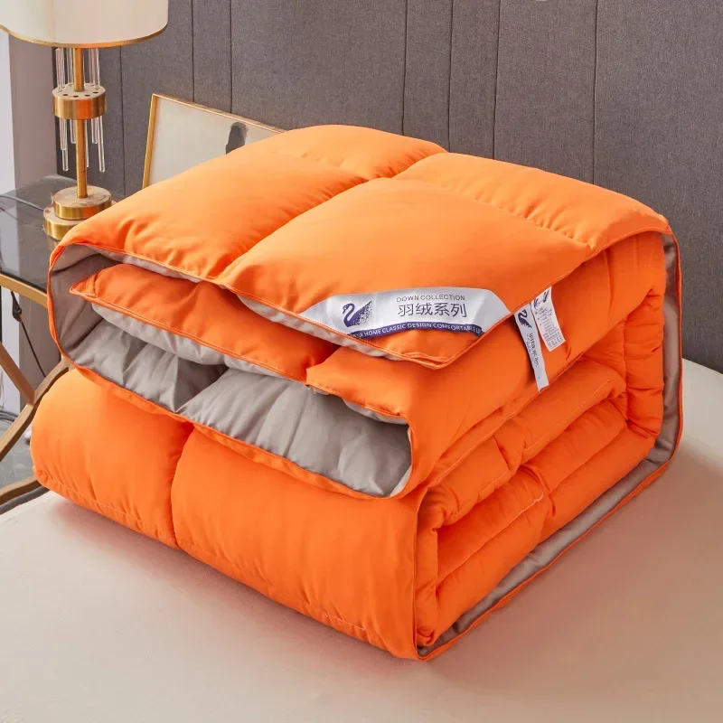 Five-star Hotel Duvet 95 White Goose Down Thick Warm Winter Quilt Spring and Autumn Quilt Duvet Insert Student Dormitory Quilt Five-star Hotel Duvet 95 White Goose Down Thick Warm Winter Quilt Spring and Autumn Quilt Duvet Insert Student Dormitory Quilt