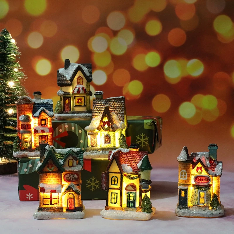 Christmas House Light Decorations For Home Ornaments Kids Xmas Gift New Year 2025 Navidad Decor Bedroom Night Light With Battery Christmas House Light Decorations For Home Ornaments Kids Xmas Gift New Year 2025 Navidad Decor Bedroom Night Light With Battery