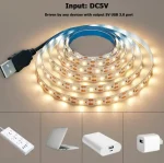DC 5V USB LED Strips 2835 White Warm White LED Strip Light TV Background Lighting Tape Home Decor Lamp 1- 5m LED String Light 4