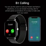 LAXASFIT 2025 New Smart Watch for Men Women Gift Full Touch Screen Sports Fitness Watch Bluetooth Call Digital Smartwatch 2