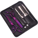 Hair Scissors JP Stainless Hairdressing Scissors 6" Haircut Set Thinning Shears Barber Shop Haircut Scissors Razor Combs C1001 4