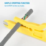 1PC Wire Stripper Knife Crimper Pliers Crimping Tool Cable Stripping Wire Cutter Multi Tools Cut Line Multifunctional Hand Tools 5