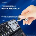 Wireless microphone system converter head 3PINS XLR converter electric guitar system converter head MICS Grenade Conversion Plug 6