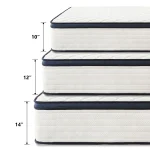 Queen Size Mattress Gel Memory Foam Hybrid Mattress , Pressure Relief, Medium Firm Comfort, Motion Isolation, Mattress in a box 3