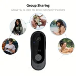 Tuya WIFI Camera Doorbell HD Video Intercom Outdoor Wireless Waterproof Door Bell Security Protection IR Night Vision Smart Home 4