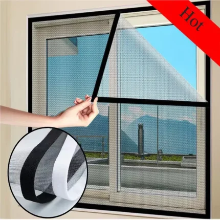 Customized Insect Mosquito Nets for Window Screen Mesh self adhesive anti-mosquito Tulle Invisible  Against Mosquitoes and Flies