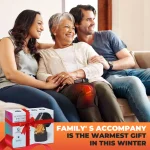 Electric Heated Vibration Knee Massage Pad 3 in 1 Massager for Shoulder Elbow Hot Compress Thermal Joint Brace Muscle Relaxation 6