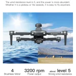 New L600 PRO MAX/PRO GPS Drone 5KM 4K Professional HD Dual Camera 3-Axis Gimbal 360° Obstacle Avoidance Brushless Quadcopter Toy 2