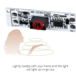 Smart Switch Module Sensor Motion Detector Finger Hand Sweep Sensor DC 12V 24V 3A Maximum 36W Power Light Switches 3