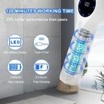 USB Electric Rotary Scrubber Cleaning Brush,With 5 Brush Head Electric cleaning brush,For ,Kitchen,Bathtub Tile Scrubber 2