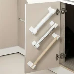 4-pack Punch-free Storage Rack Kitchen Plastic Wrap Garbage Bag Cabinet Storage Rack Refrigerator Side Storage Rack 4