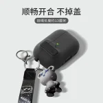 Protective Case For Airpods 4 Cover Luxury Earphone Cover Case For Apple Airpodspro 2 3 1/2 Air Pods Pro Shockproof With Hook﻿ 5
