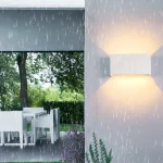 Nordic modern wall light 12W 24W IP65 waterproof LED lamps indoor outdoor wall sconce living room porch bedroom wall lamp 4