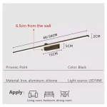 Led Mirror Lights Wall Lamps Bathroom Waterproof White Black LED Flat Lamp Modern Indoor Wall lamp Bathroom Lighting Make Up 6