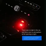 USB Mini LED Ambient Light, Car Interior Neon Lamp, Emergency Lighting, Night Light, PC Laptop Plug and Play, Portable USB Light 6