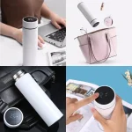 500ML Temperature Display Thermos Cup Stainless Steel Divided Thermos Bottle Outdoor Vacuum Insulated Cup Father's Day Gift 3