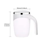 Automatic Stirring Cup Mug Rechargeable Portable Coffee Electric Stirring Stainless Steel Rotating Magnetic Home Drinking Tools 6