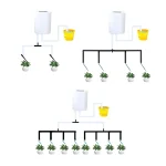 Automatic Plant Flower Watering Pump Home Sprinkler Drip Irrigation Device 2/4/8/16 Heads Pump Timer System Kit Garden Tool 3