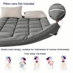 NewestFoldable Lightweight Portable Sleeping Pad/Tatami Mat Japanese Futon Mattress  Soft Fabric,Easy Storage & Travel Mattress 4