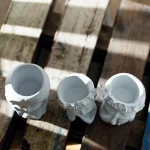 Pretty Girl Flower Pot Cement Silicone Molds Resin Candle Holder Vessel Plaster Concrete Mold for Indoor Planters Creations 4