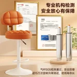 Bar chairs, modern minimalist stools, rotating bar stools, home bar chairs, counter round stools, rotating chairs 3
